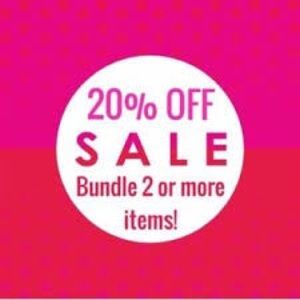 20% off two or more items